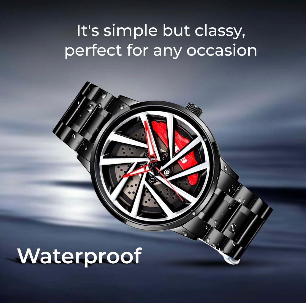 Stereoscopic Car Wheel Watch