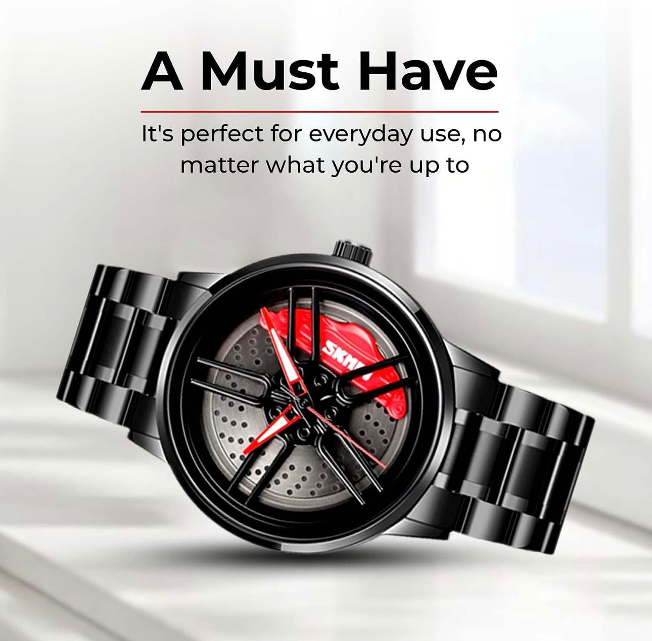 Stereoscopic Car Wheel Watch