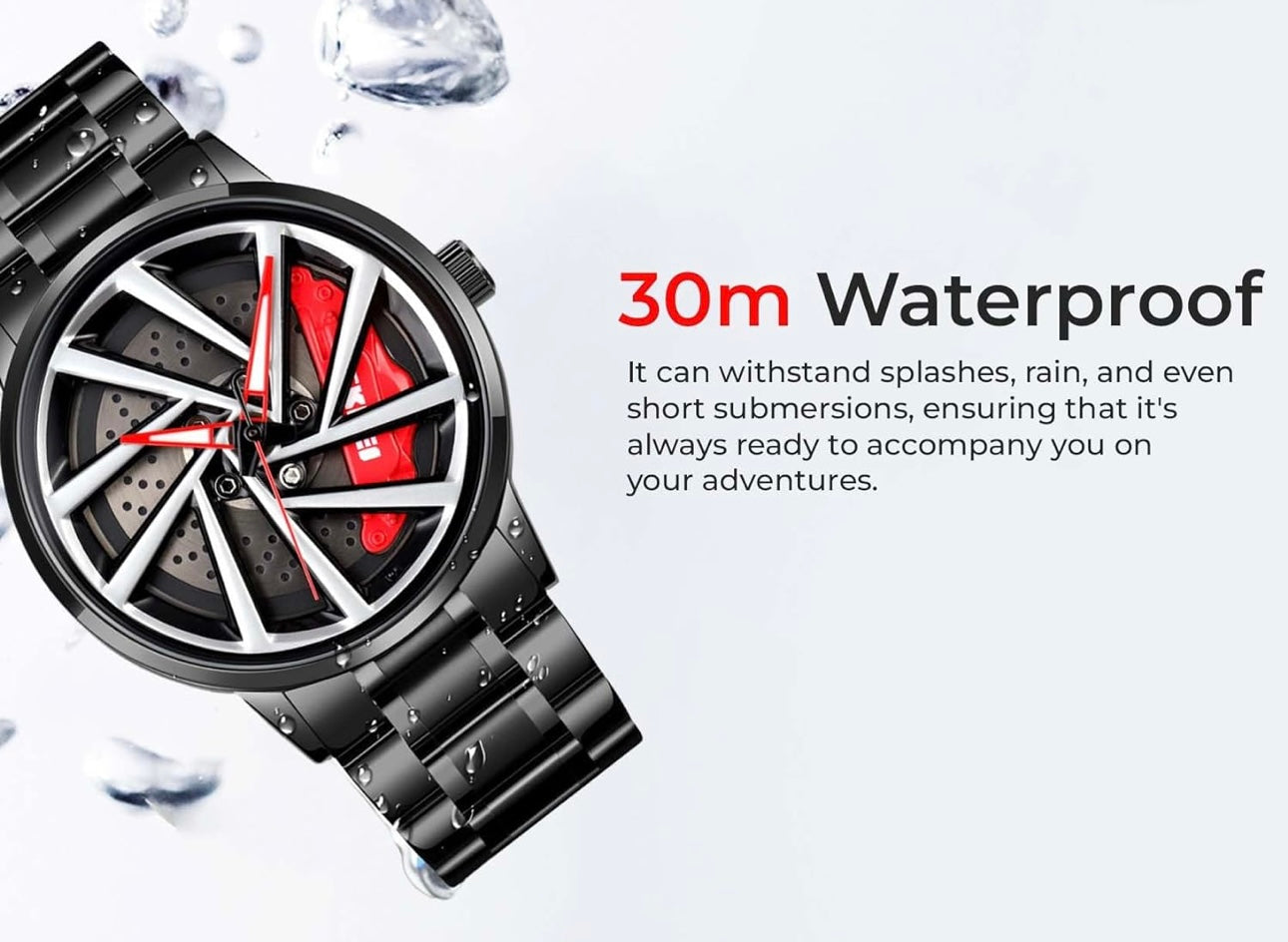 Stereoscopic Car Wheel Watch